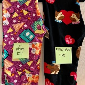 🌳3/$10🌳Lularoe Leggings 🐾Puppy Love🐾 *NEW OS*